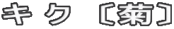 キク　〔菊〕